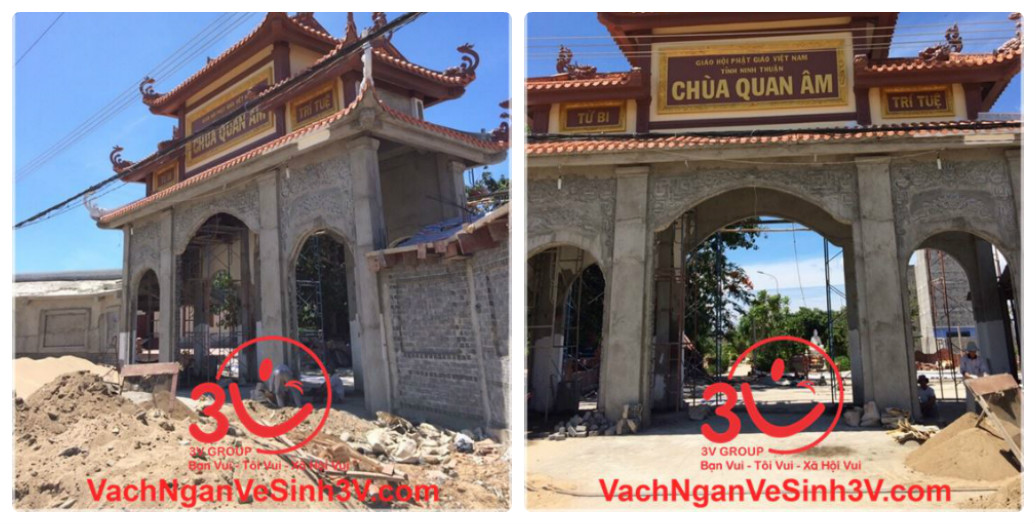 Chùa Quan Âm là một công trình lớn được đầu tư cơ sở vật chất hiện đại