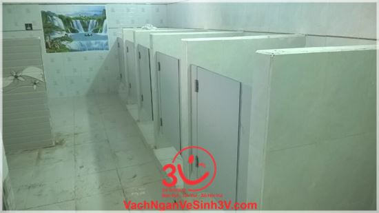 vách ngăn vệ sinh tại thpt nhân việt